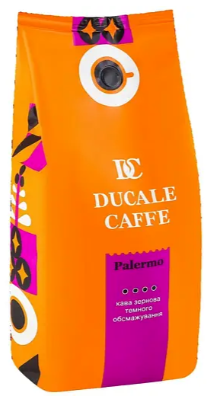 Кава в зернах Ducale Caffe Palermo натуральна смажена 1 кг